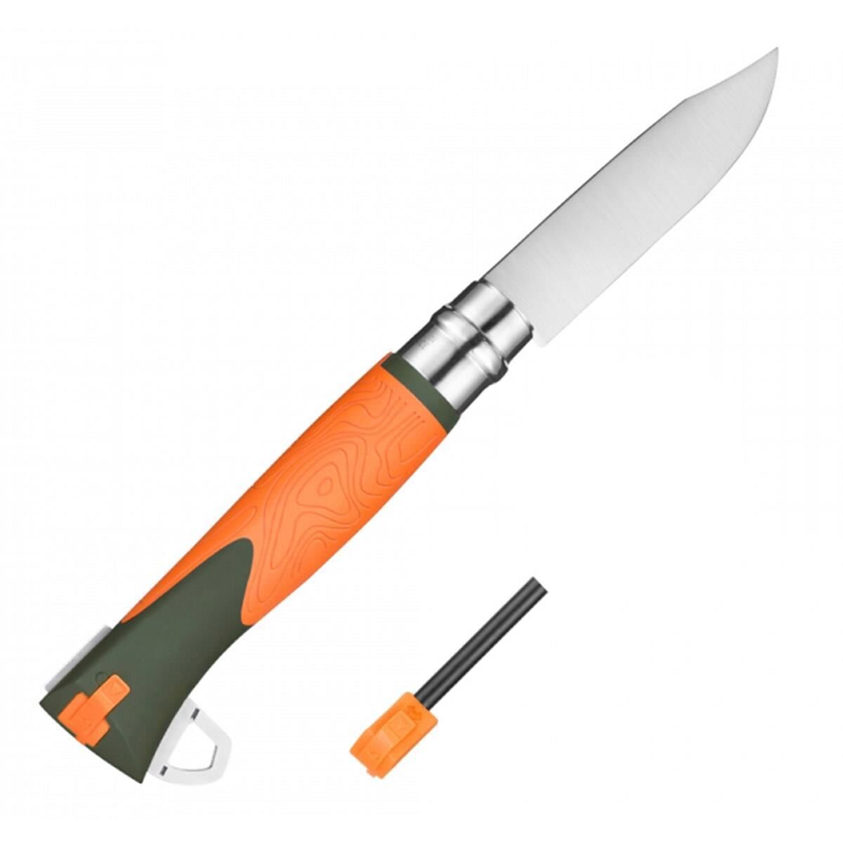 Opinel Inox Explore Terre No 12 Paslanmaz Çelik Çakı TURUNCU