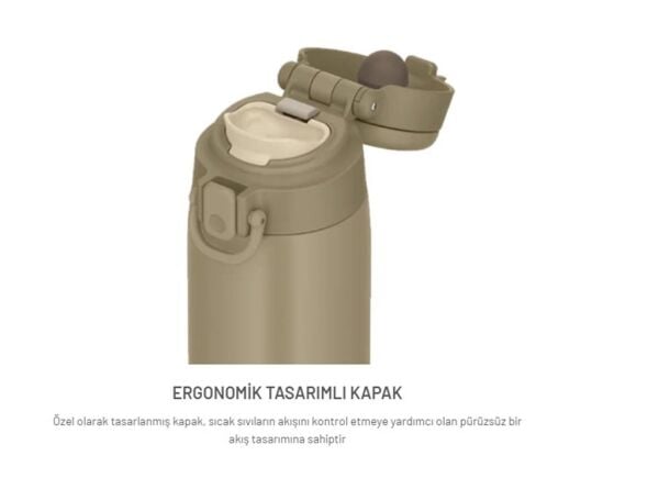 Thermos JOS-550 Vacuum Insulated Mug Taşıma Halkalı 0,55 Lt Dark Grey