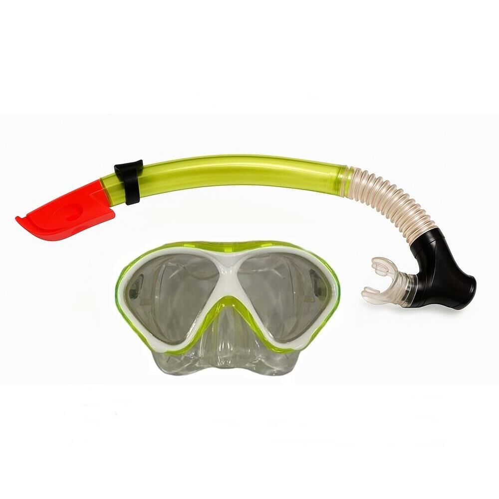 Apnea Waikiki Maske Şnorkel Set Sarı