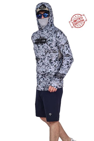 Fujin Pro Angler T-Shirt Black Fish Black Fish - XL