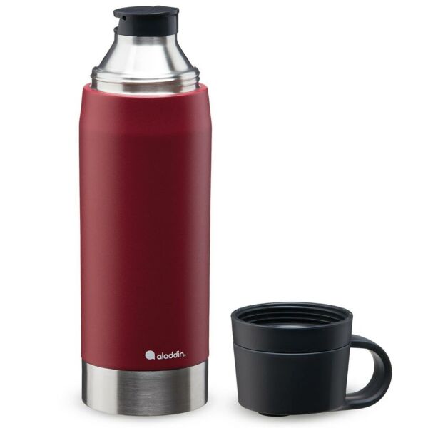 Aladdin CityPark Thermavac Çift Bardaklı Çelik Termos 1.1 Lt BORDO