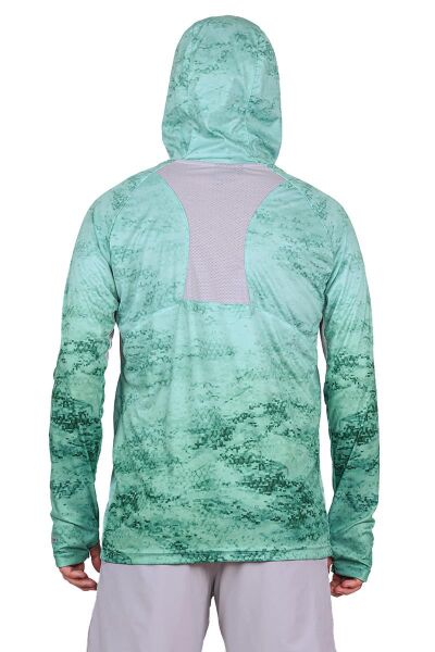 Fujin Pro Angler T-Shirt Green Wave Green Wave - L
