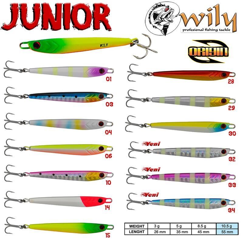 Wily Junior 10.5gr 55mm Baby Jig Yem 10