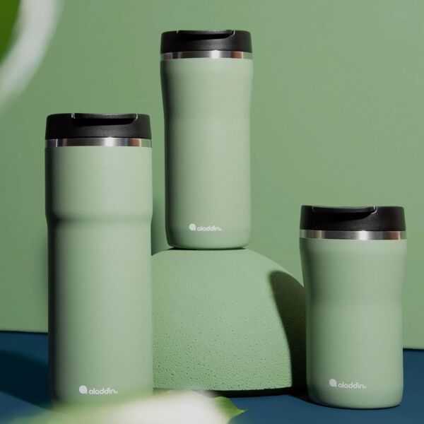 Aladdin Mocca Thermavac Leak-Lock™ Çelik Termos Bardak 0,35 Lt YEŞİL