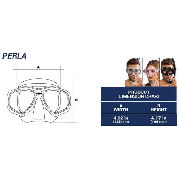 Cressi Perla Dalış Maskesi