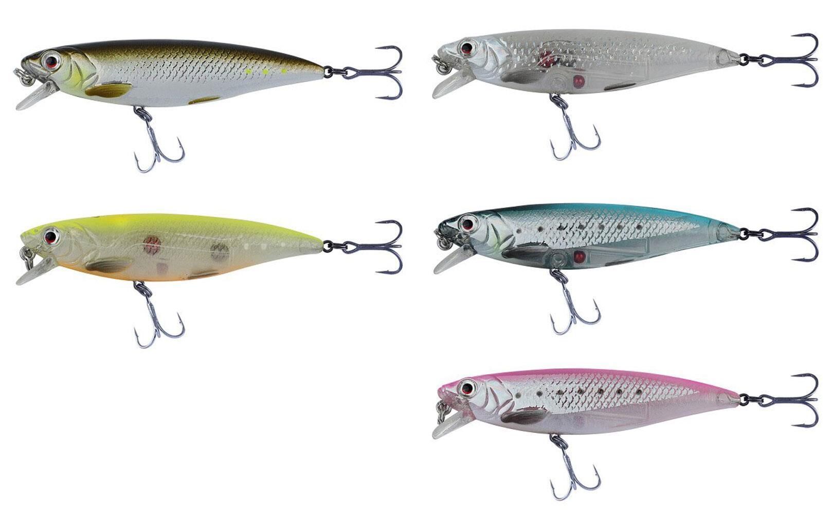 Savage Gear 3D Twitch Minnow 6.6Cm 6Gr Suni Yem WHİTE FLASH