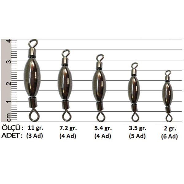 Effe Rolling Kurşunlu Fırdöndü 7,3 Gr