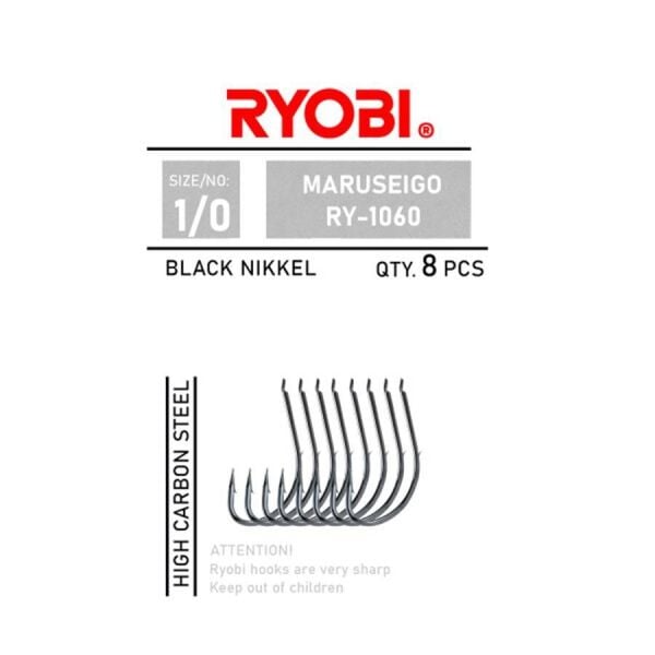 Ryobi Maruseigo RY-1060 Black Nickel Olta İğnesi Black Nickel - NO:3