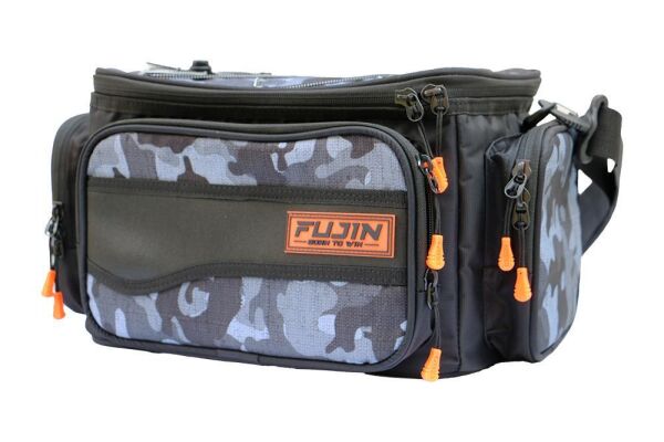 Fujin Black Camo Helper Bag - Balıkçı Çantası BLACK