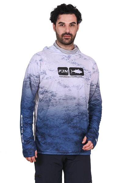 Fujin Pro Angler T-Shirt Grey Wave Grey Wave - S
