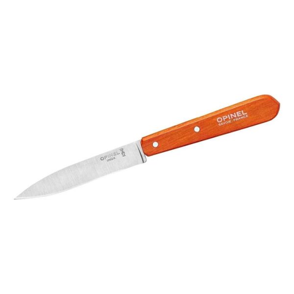 Opinel Essential No:112 Paslanmaz Çelik Soyma Bıçağı TURUNCU