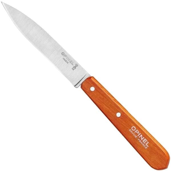 Opinel Essential No:112 Paslanmaz Çelik Soyma Bıçağı TURUNCU