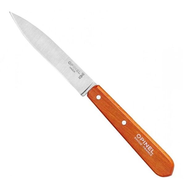 Opinel Essential No:112 Paslanmaz Çelik Soyma Bıçağı TURUNCU