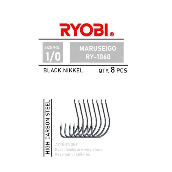 Ryobi Maruseigo RY-1060 Black Nickel Olta İğnesi Black Nickel - NO:4