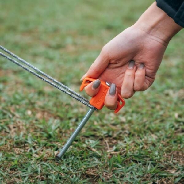 Naturehike Çadır Kazığı 25 cm ( Galvanizli Demir ) (2 Pcs) BEYAZ