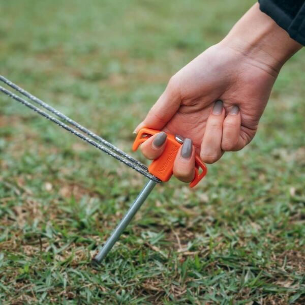 Naturehike Çadır Kazığı 25 cm ( Galvanizli Demir ) (2 Pcs) BEYAZ