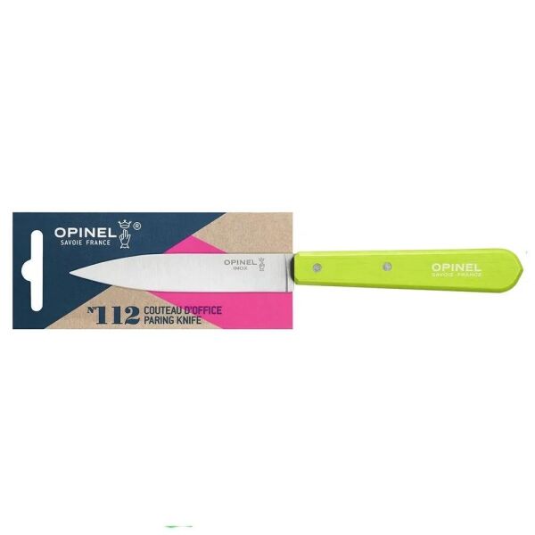 Opinel Essential No:112 Paslanmaz Çelik Soyma Bıçağı YEŞİL