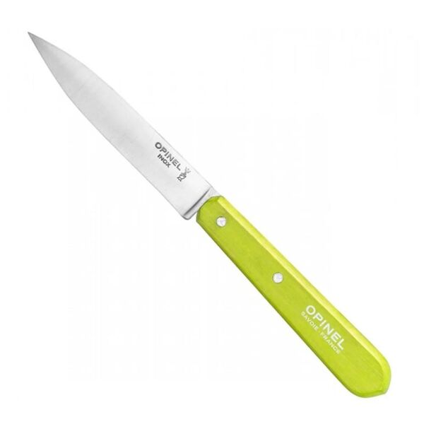 Opinel Essential No:112 Paslanmaz Çelik Soyma Bıçağı YEŞİL