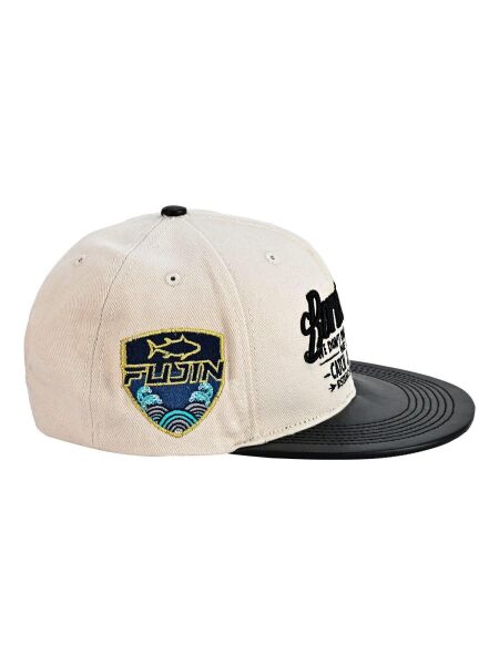 Fujin BTW Leather Visor Şapka Dirty White