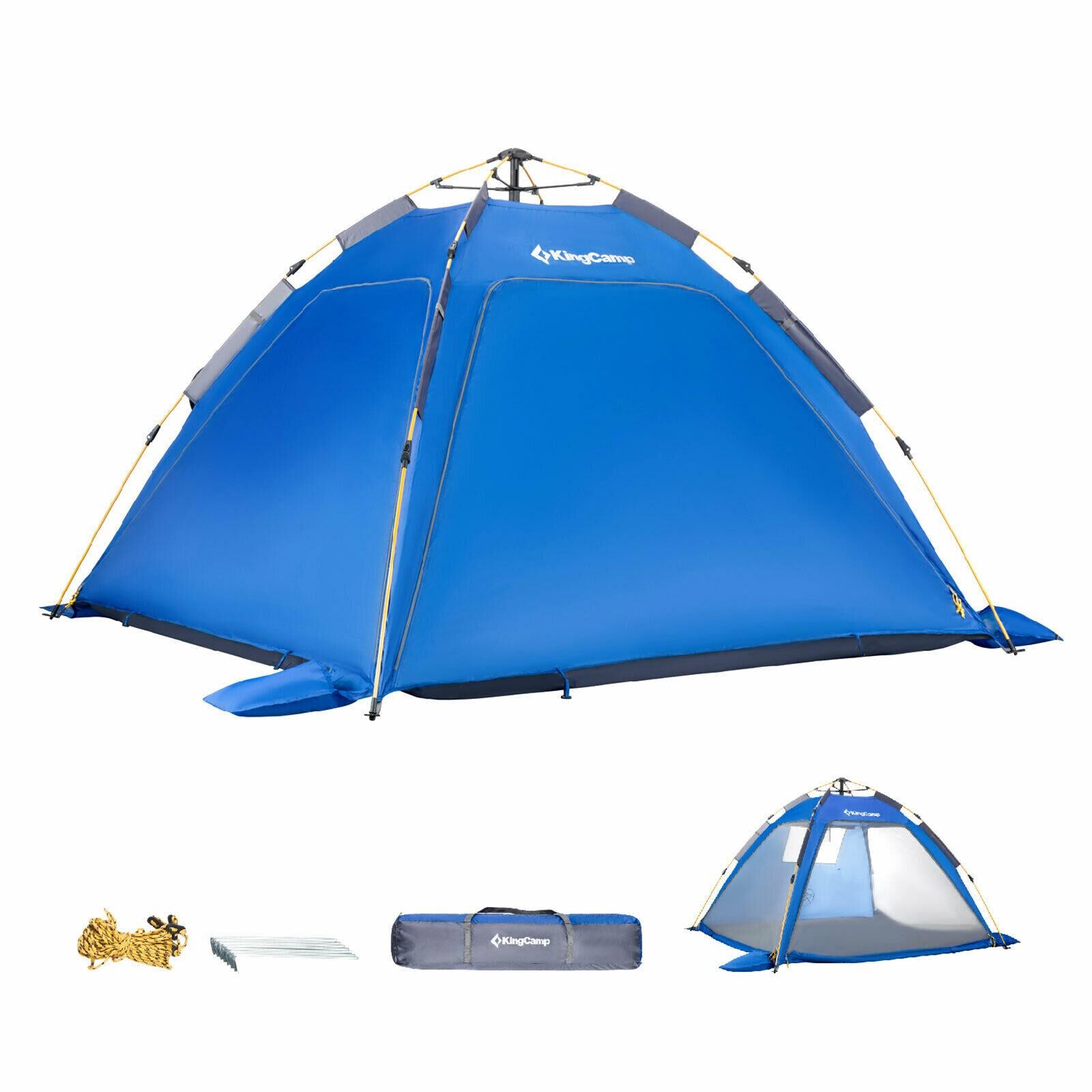 KingCamp Monza Beach 3 Kişilik Çadır MAVİ