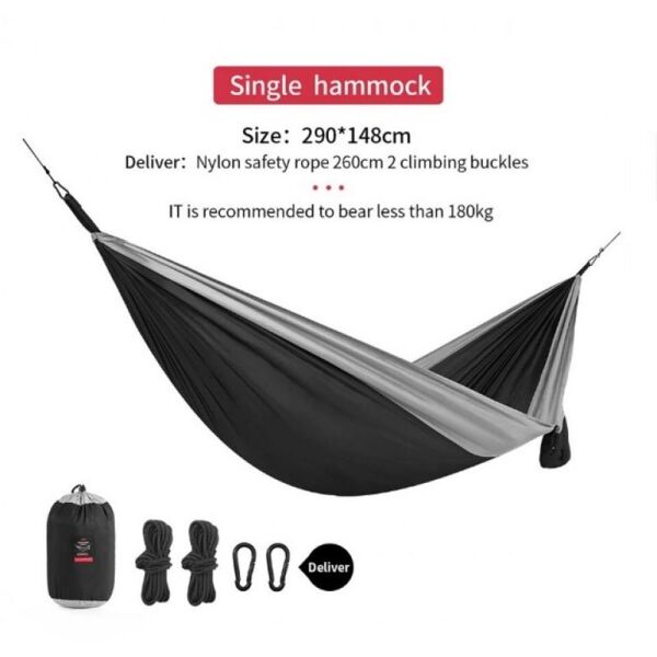 Naturehike Ultralight Swing Tek Kişilik Hamak |340T Pongee| YEŞİL