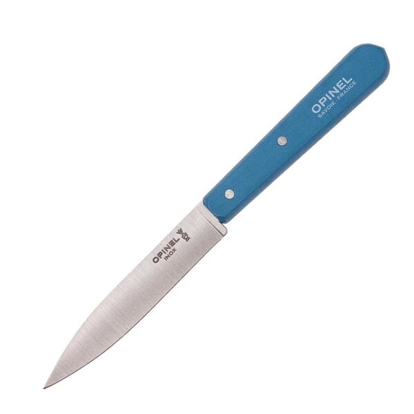 Opinel Essential No:112 Paslanmaz Çelik Soyma Bıçağı MAVİ