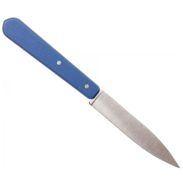 Opinel Essential No:112 Paslanmaz Çelik Soyma Bıçağı MAVİ