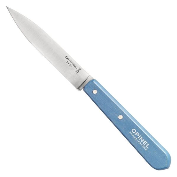 Opinel Essential No:112 Paslanmaz Çelik Soyma Bıçağı MAVİ