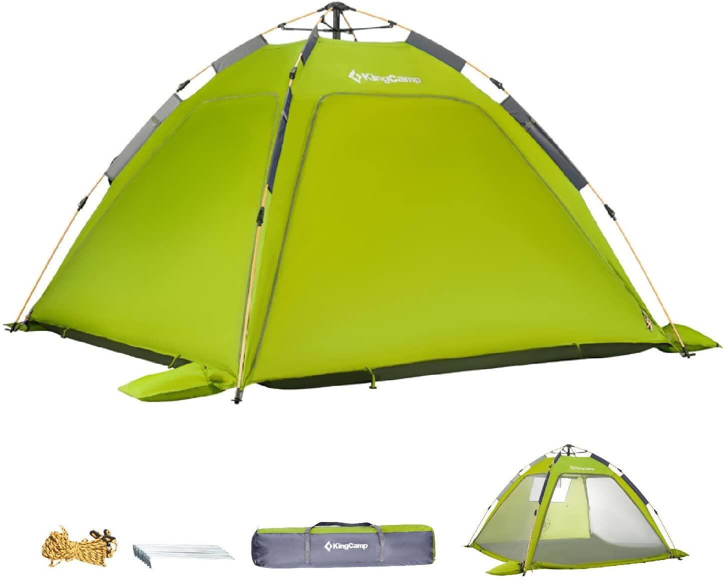 KingCamp Monza Beach 3 Kişilik Çadır YEŞİL