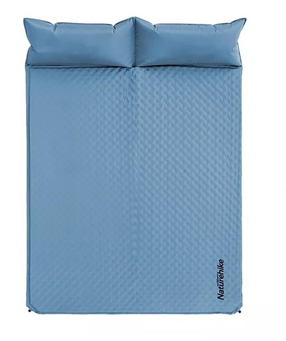 Naturehike Ultralight Çift Kişilik Şişme Kamp Matı | 185*130*2.5 cm | MAVİ