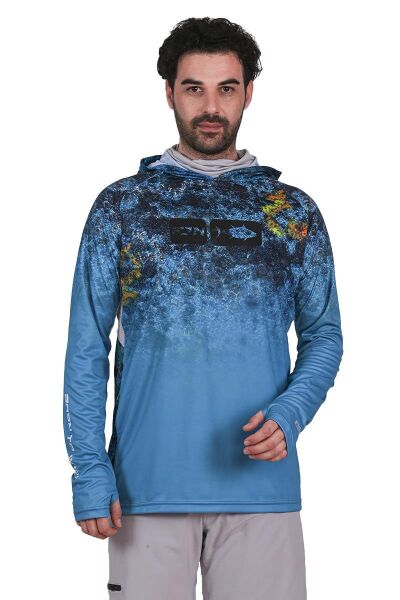 Fujin Pro Angler T-Shirt Blue Reef Blue Reef - L
