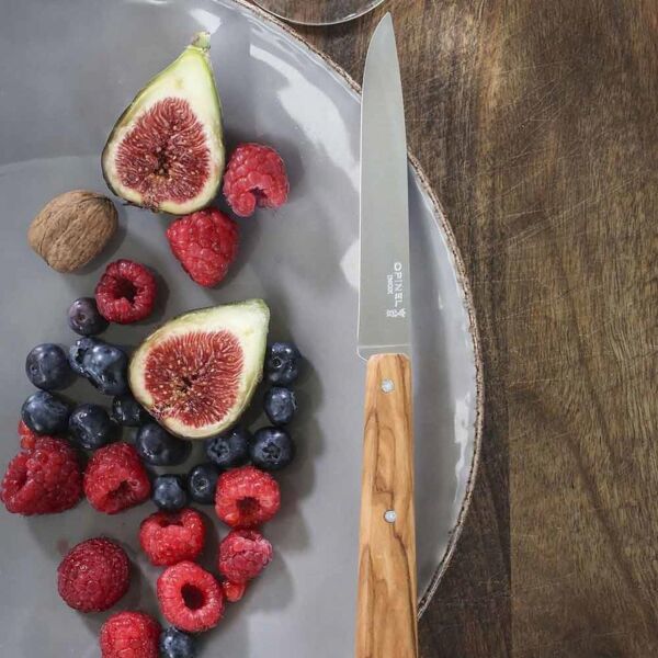 Opinel Essential No:112 Paslanmaz Çelik Soyma Bıçağı NATURAL