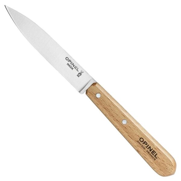 Opinel Essential No:112 Paslanmaz Çelik Soyma Bıçağı NATURAL