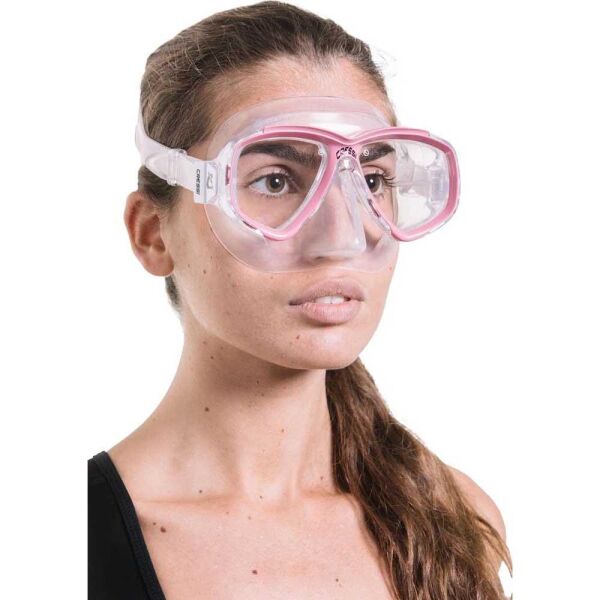 Cressi Perla Dalış Maskesi CLEAR-PINK