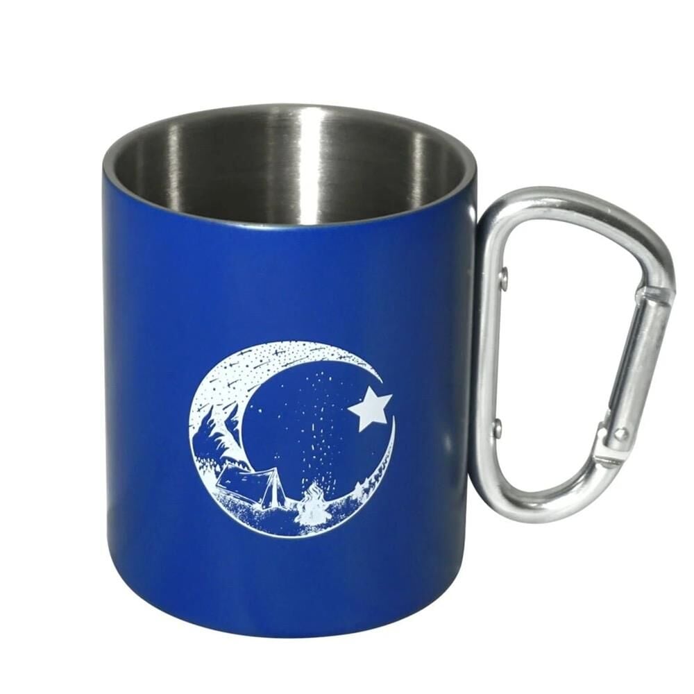 Orcamp Karabinali Paslanmaz Çelik Kupa MAVİ