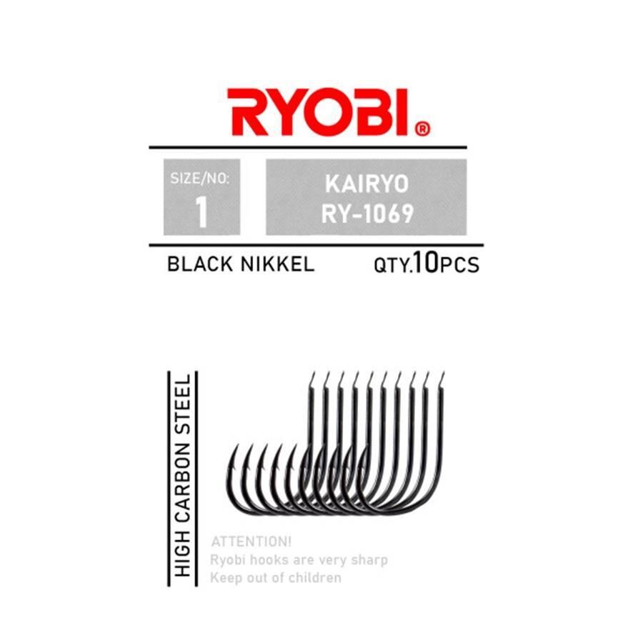 Ryobi Kairyo RY-1069 Black Nickel Olta İğnesi Black Nickel - NO:1