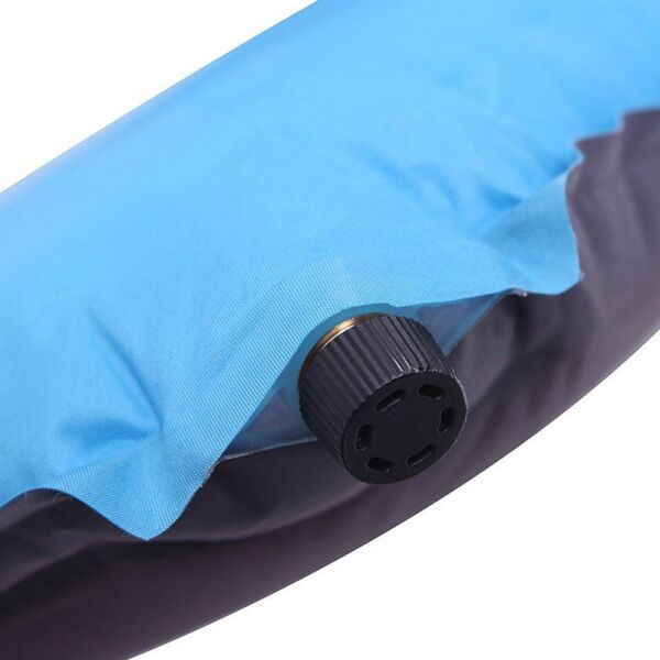 KingCamp Blue/Grey Deluxe Wide Şişme Mat 198 × 76 × 10 cm
