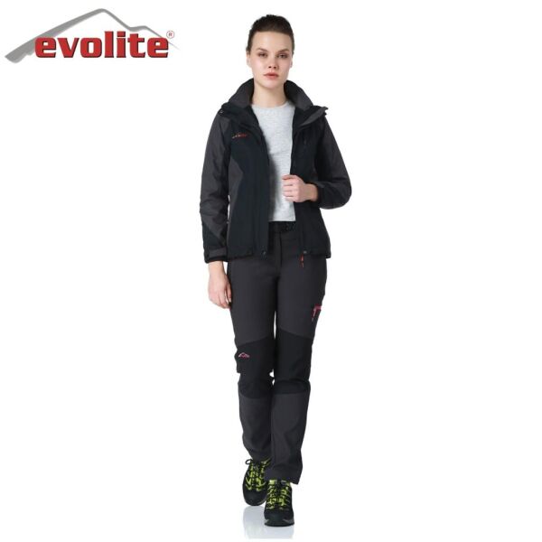 Evolite Diva Bayan 3in1 Gri/Siyah Mont XS