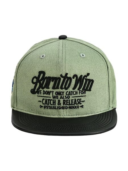 Fujin BTW Leather Visor Şapka Light Green