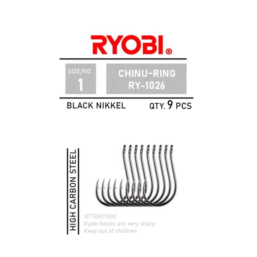 Ryobi Chinu-Ring RY-1026 Black Nickel Olta İğnesi Black Nickel - NO:2