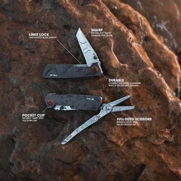 True Utility 0002 Dual Cutter Çakı