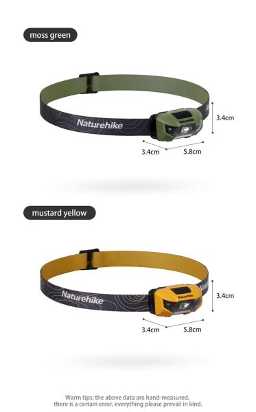 Naturehike Hakino 210 Lümen Kafa Lambası