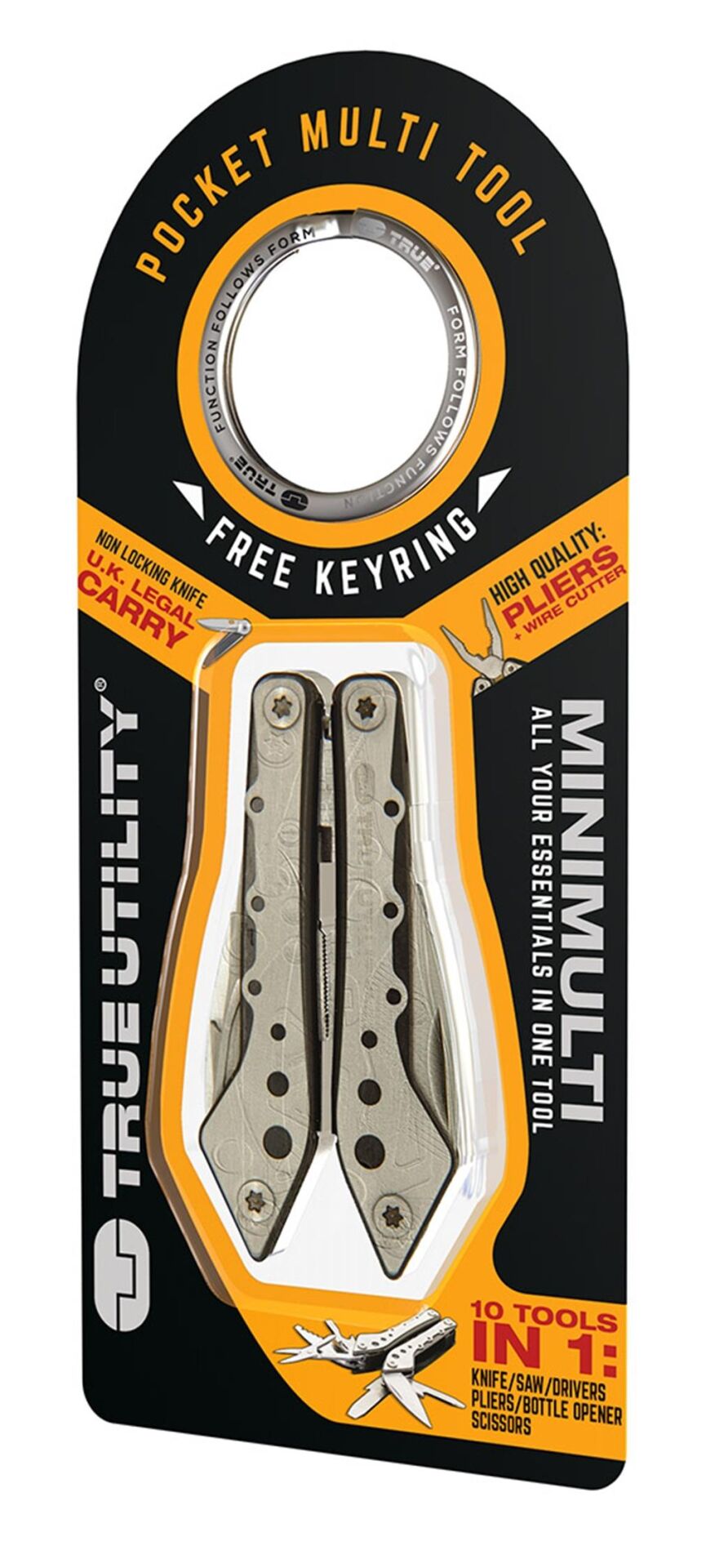 True Utility 195K Mini Multi Penseli Anahtarlık