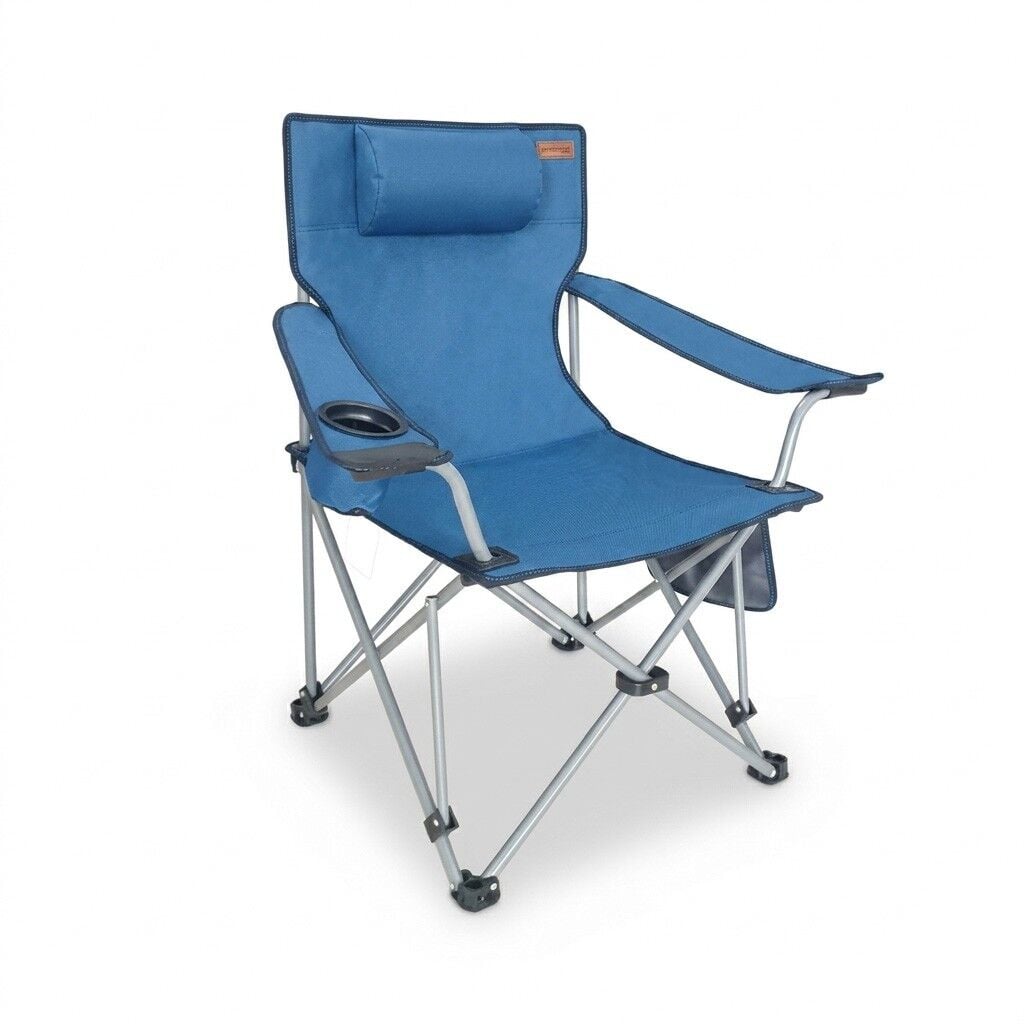 Madfox ChillSeat Yastıklı Katlanabilir Kamp Sandalyesi BLUE
