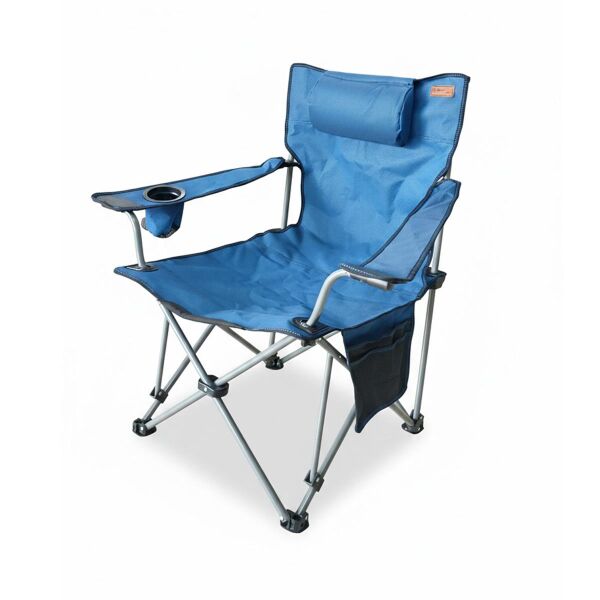 Madfox ChillSeat Yastıklı Katlanabilir Kamp Sandalyesi BLUE