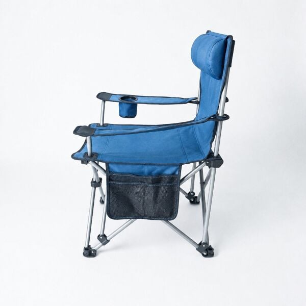 Madfox ChillSeat Yastıklı Katlanabilir Kamp Sandalyesi BLUE