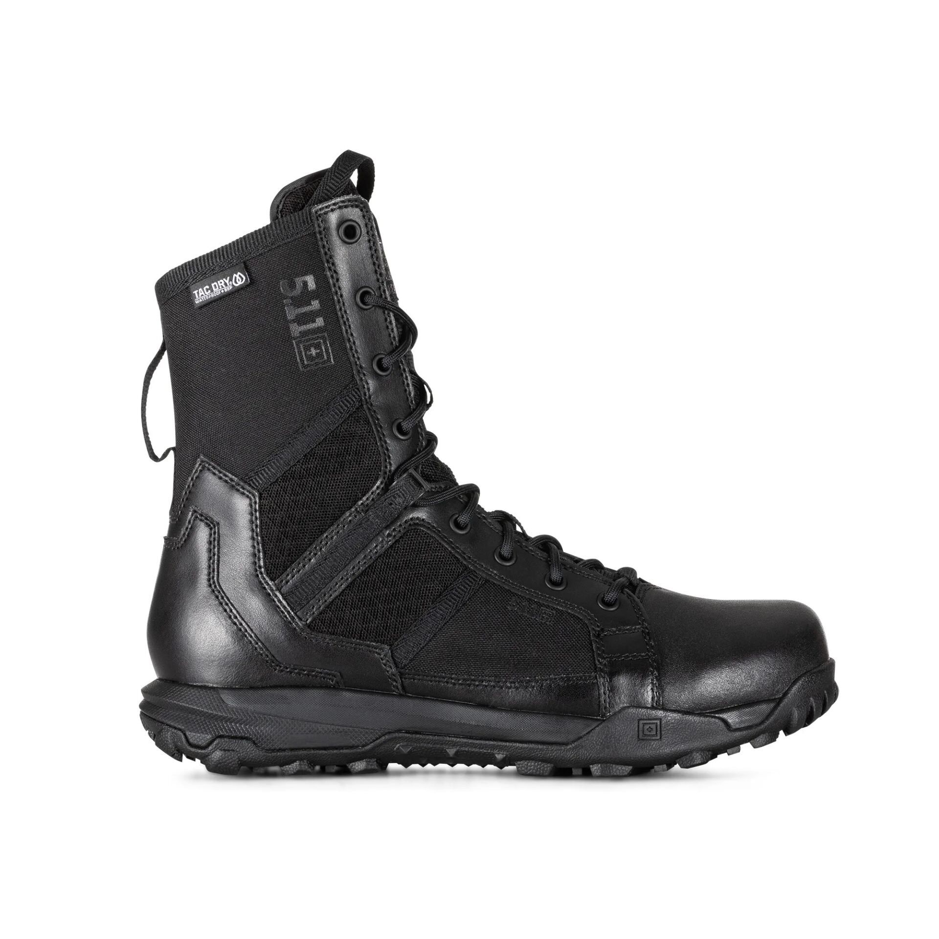 5.11 A/T 8Inch Side-Zip Waterproof Siyah Bot 42