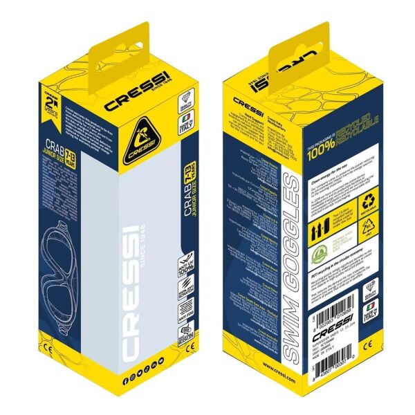 Cressi Crab Yüzme Gözlüğü CLEAR
