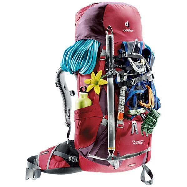 Deuter AirContact 40+10 Lt SL Sırt Çantası KIRMIZI