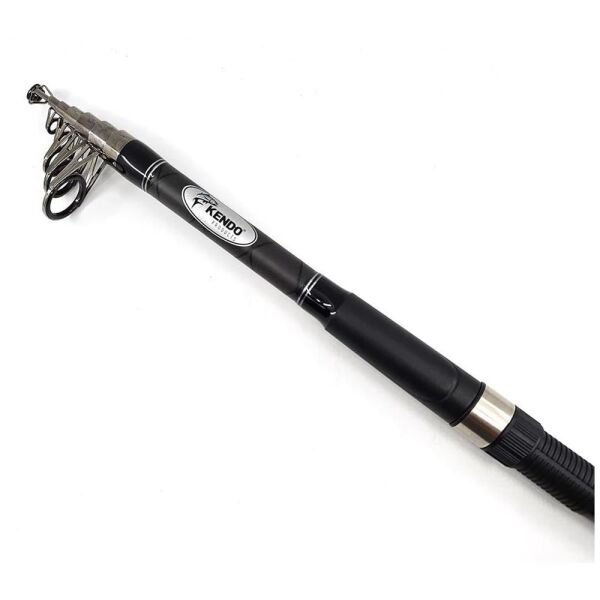 Kendo Legend 80-180gr Teleskopik Surf Kamışı SİYAH - 390 CM